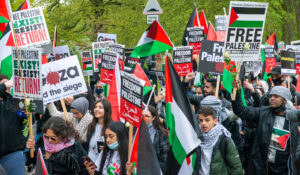 London,,Uk.,15th,May,2021.,Palestinian,Protesters,At,The,Save